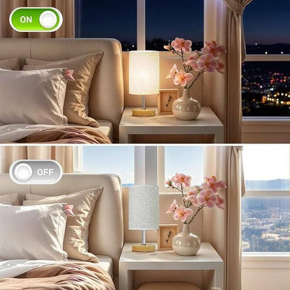 🖤 Modern Minimalist Bedside Lamp – Sleek Design for Bedroom & Office 💡🌙