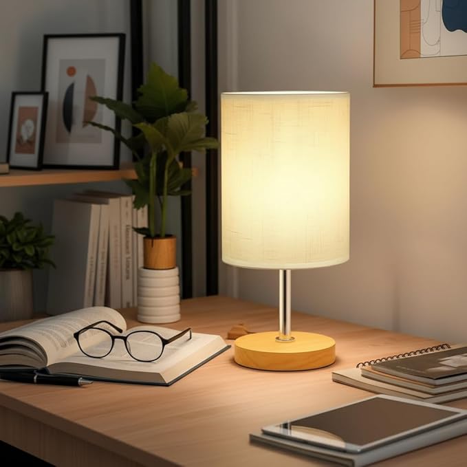 🖤 Modern Minimalist Bedside Lamp – Sleek Design for Bedroom & Office 💡🌙