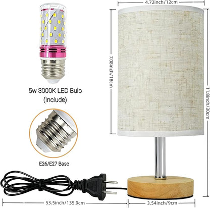 🖤 Modern Minimalist Bedside Lamp – Sleek Design for Bedroom & Office 💡🌙